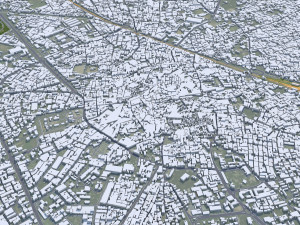 Jalandhar city Punjab India 30km 3D 모델