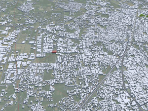Jalandhar city Punjab India 30km 3D 모델