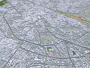 Jalandhar city Punjab India 30km 3D 모델