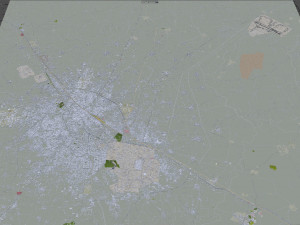 Jalandhar city Punjab India 30km 3D 모델