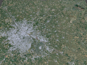 Jalandhar city Punjab India 30km 3D 모델