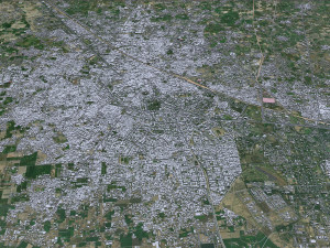 Jalandhar city Punjab India 30km 3D 모델