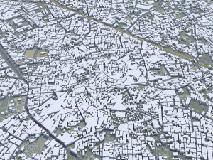 Jalandhar city Punjab India 30km 3D 모델
