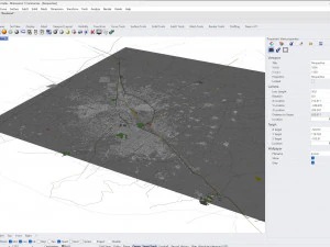 Jalandhar city Punjab India 30km 3D Model