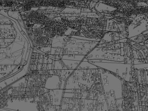 Jamshedpur city Jharkhand India 30km Modello 3D