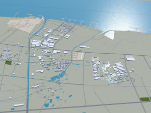 Jiangyin Wuxi Jiangsu city China 45km Modèle 3D