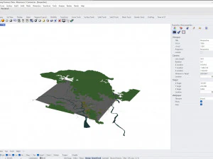 Jieyang cidade de Guangdong prov&iacute;ncia China 55 km Modelo 3D
