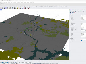 Jilin city China 60km 3D Модель