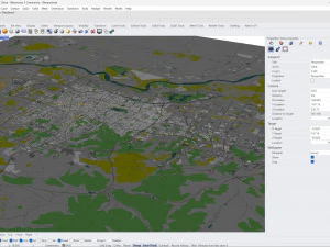 जिनान शेडोंग शहर चीन 70 किमी 3D मॉडल