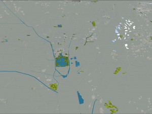 Jining Shandong city China 80km 3D मॉडल