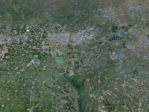 Jining Shandong Stadt China 80 km 3D Modell