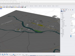 Jinzhou city Liaoning China 25km 3Dモデル
