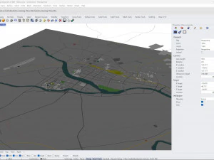 Jinzhou city Liaoning China 25km 3D Model