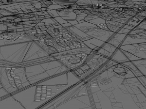 Jiujiang city Jiangxi China 70km Modelo 3D