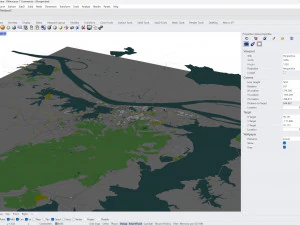 Jiujiang city Jiangxi China 70km 3D Model