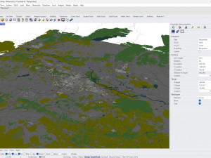 Jixi Heilongjiang city China 30km Modello 3D