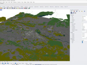 Jixi Heilongjiang city China 30km 3D Model