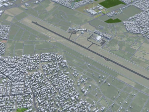 Joao Pessoa city Brazil 30km 3D Model