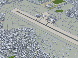 Joao Pessoa city Brazil 30km 3D Model