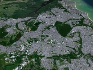 Joao Pessoa city Brazil 30km 3D Model