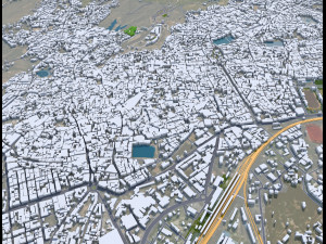 Jodhpur Rajasthan city India 30km 3D Model