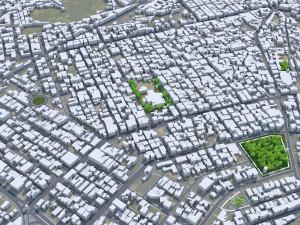 Jodhpur Rajasthan city India 30km 3D Model