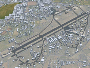 Jodhpur Rajasthan city India 30km 3D Model