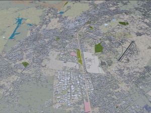 Jodhpur Rajasthan city India 30km 3D Model