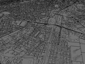Jodhpur Rajasthan city India 30km 3D Model