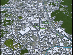 Joinville State of Santa city Catarina Brazil 25km 3D Model