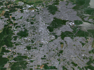 Joinville State of Santa city Catarina Brazil 25km 3D Model