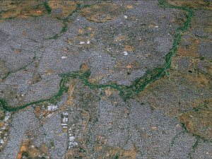 Kaduna city Nigeria 25km 3D Model