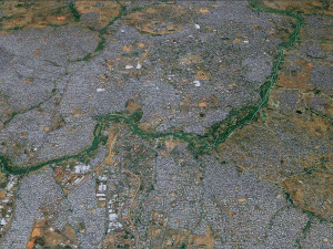 Kaduna city Nigeria 25km 3D Model