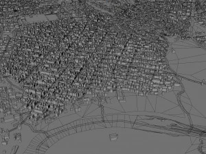 Kaduna city Nigeria 25km 3D Model