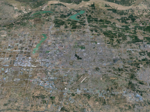Kaifeng Henan city China 40km Model 3D