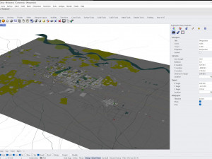 Kaifeng Henan city China 40km Model 3D