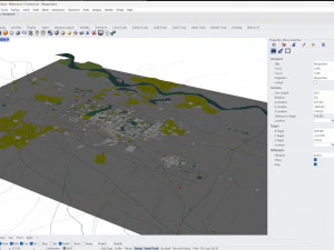 Cidade de Kaifeng Henan China 40 km Modelo 3D