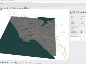 Kannur city Kerala India 10km 3D Model