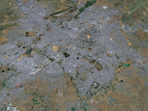 Kano city Nigeria 40km Modello 3D