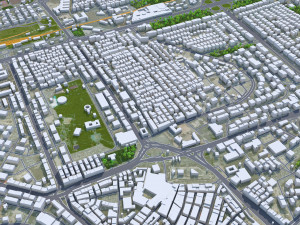 Kayseri city Turkey 45km 3Dモデル