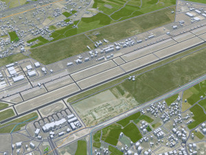 Kayseri city Turkey 45km 3Dモデル