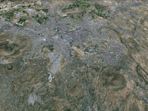 Kayseri city Turkey 45km 3Dモデル