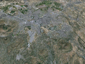 Kayseri city Turkey 45km 3D Model