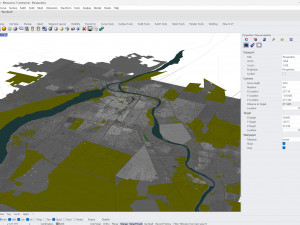 Khartoum city Sudan 40km 3D Model