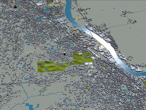 Khulna city Bangladesh 20km Model 3D