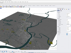 Khulna city Bangladesh 20km Model 3D