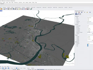 Khulna city Bangladesh 20km 3D Model