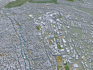 Kigali city Rwanda 30km Modelo 3D