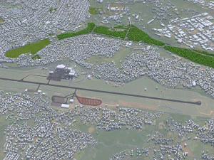 Kigali city Rwanda 30km 3D Model