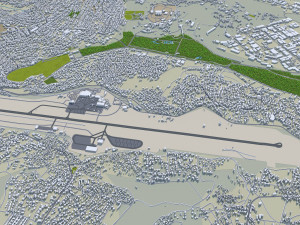 Kigali city Rwanda 30km Modelo 3D